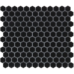 [AMH23317] TMF BARCELONA (AMH23317) Hexagon Zwart 23x26mm (0,78m²/10vel/doos)