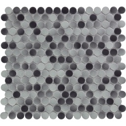 [VKN900] TMF VENICE (VKN900) Pennyround Rond Grijs Mix 19x5.5mm (0,93m²/10vel/doos)