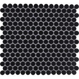 [VKN925] TMF VENICE (VKN925) Pennyround Rond Zwart 19x5.5mm (0,93m²/10vel/doos)