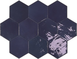 [WH1208] CX 10.8x12.4 Wow Zellige Hexa Cobalt  (0,38m²/38st/doos)