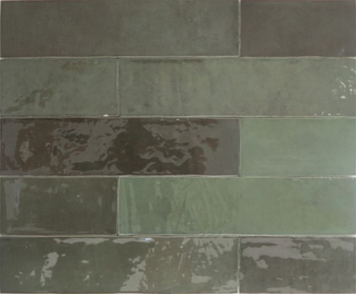 [RA2519-[T150]] CX 6,2x25 Revoir Paris Atelier Vert Emeraude Glans (0,32m²/20st/doos)