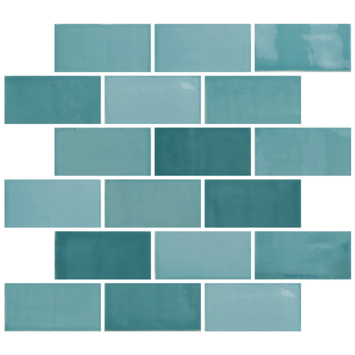 [44730] AZULEJOS NEW ZELLIGE 6,3x13 Jade (0,20m²/25st/doos)