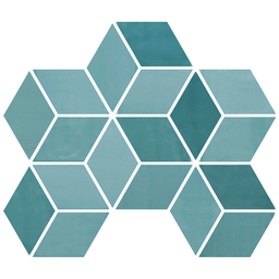 [44739] AZULEJOS NEW ZELLIGE 9x15 Diamond Jade (0,17m²/25st/doos)