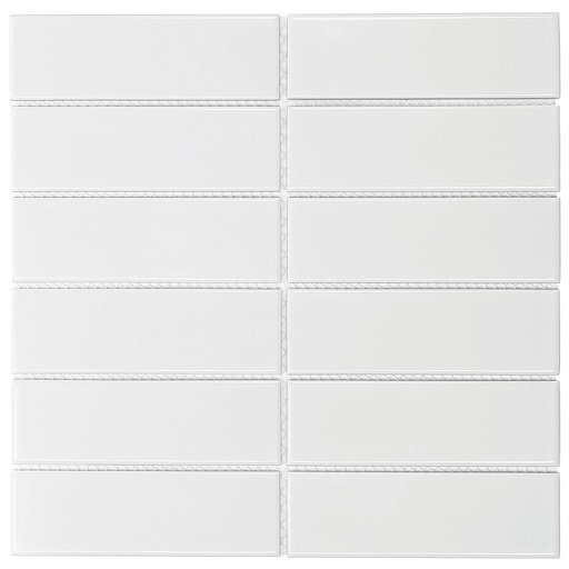 [AF45051] TMF BARCELONA (AF45051) Rechthoek Wit Glanzend 45x145mm (0,86m²/10vel/doos)