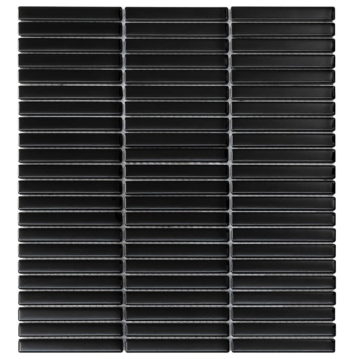 [SEF12925] TMF SEVILLA FINGER (SEF12925) Kit-Kat Mini's Mat Zwart 12x92x8mm (0,87m²/10vel/doos)