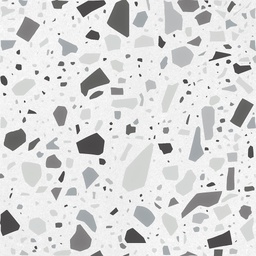 [CNF101M] CX 18,6x18,6 Quintessenza Confetti Bianco Grigio (0,45m²/13st/doos)
