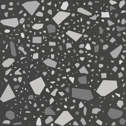 [CNF106M] CX 18,6x18,6 Quintessenza Confetti Negro Grigio (0,45m²/13st/doos)