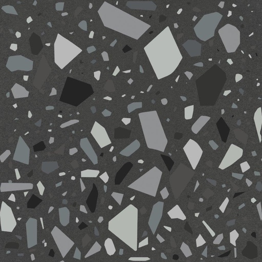 [CNF107M-[T140]] CX 18,6x18,6 Quintessenza Confetti Negro Petrolio (0,45m²/13st/doos)