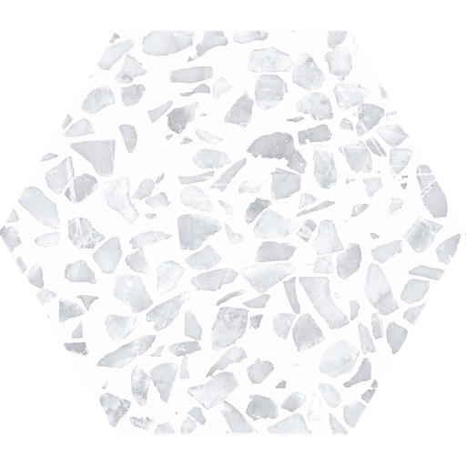 [HZ2301] CX 23,2x26,7 Heritage Hexagon Riazza Grey (0,75m²/16st/doos)
