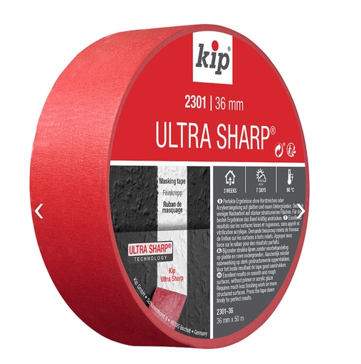 [5021005715] KIP 2301 Ultra Sharp red rol 50 m1 B= 36 mm 2301-36 (32 rol/ds)