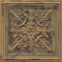 [GB2064] CX 20x20 Antic Decor Gatsby Tin Copper (0,88m²/22st/doos)