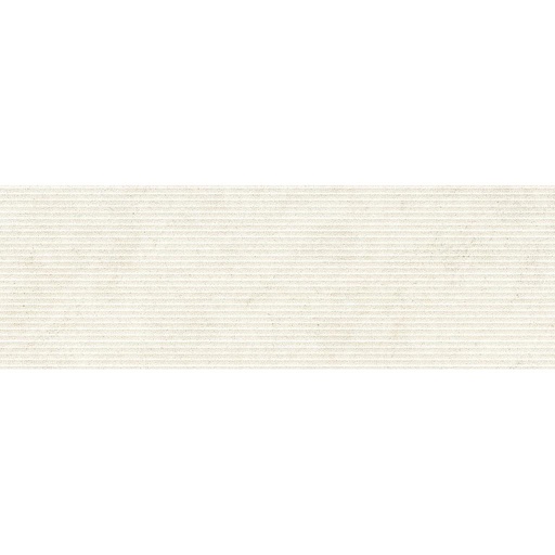 LIVING BERA&BEREN 30x90 DUCTILE RELIEFS SAW Bera White (1,07m²/4st/doos)