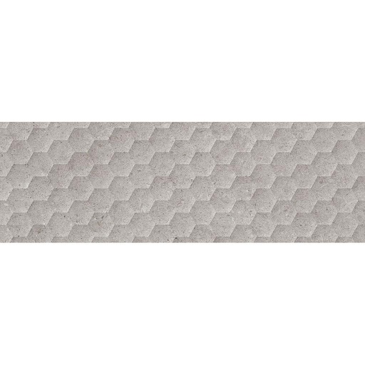 LIVING BERA&BEREN 30x90 DUCTILE RELIEFS SIX Dark Grey (1,07m²/4st/doos)