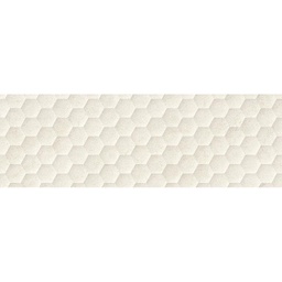 LIVING BERA&BEREN 30x90 DUCTILE RELIEFS SIX White (1,07m²/4st/doos)