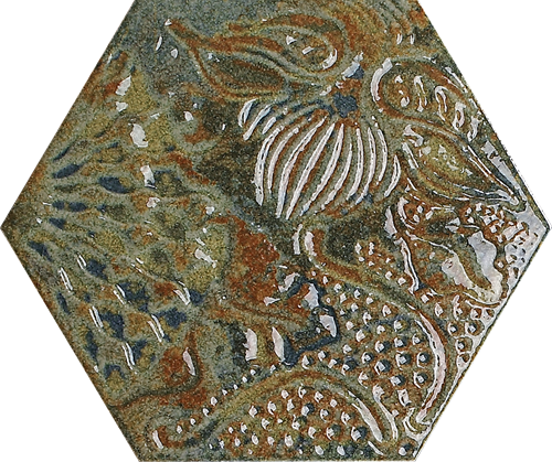 [CV2226] CX 25,1x22 Codicer95 Hex25 Gaudi Reactive Ocean (1,04m²/25 st/doos)