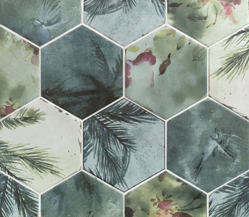 [AY0436-[T133]] CX 13,9x16 Carmen Touareg Turquesa Mix (0,33m²/20st/doos)